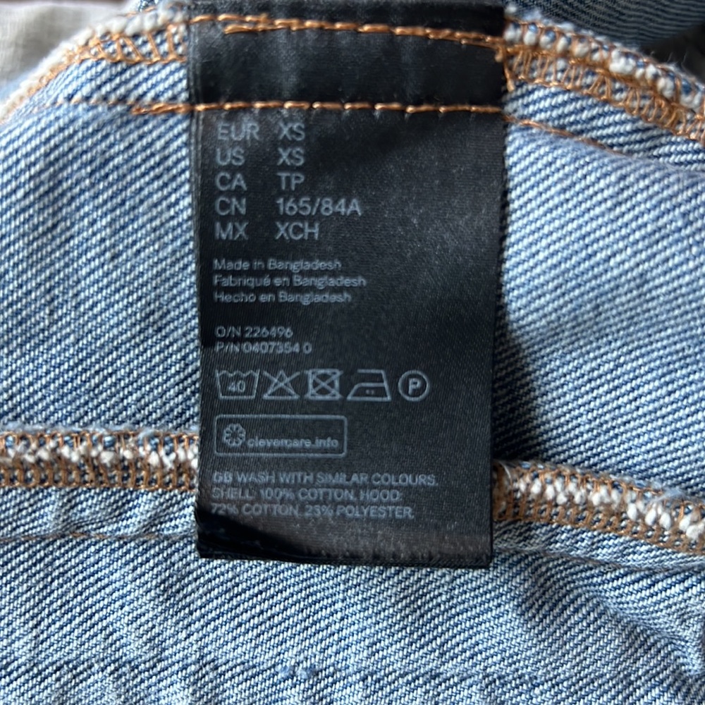 H&M Hooded Denim Jacket (Divided) - Picture 5 of 6
